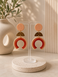 Warm Geometry Earrings