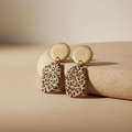 Animal Print naušnice – podloga