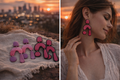 Arch Ohrringe – Pink & Lila