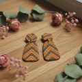 Mozaik naušnice – flat lay