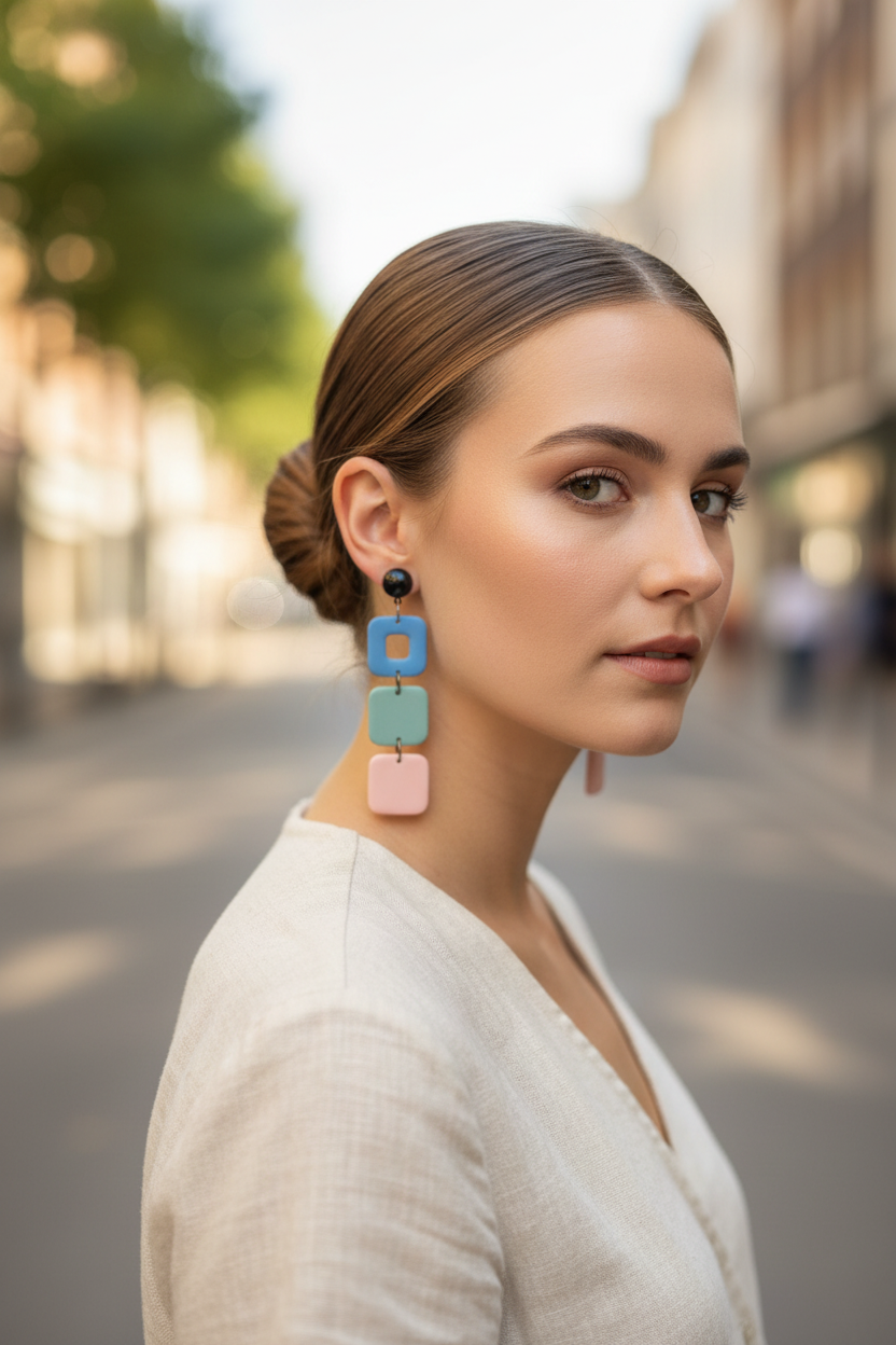 Pastelni gradijent na modelu