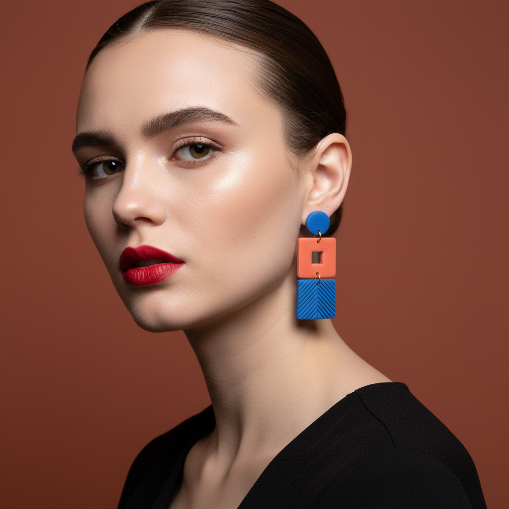 Plava + koraljna — smion model