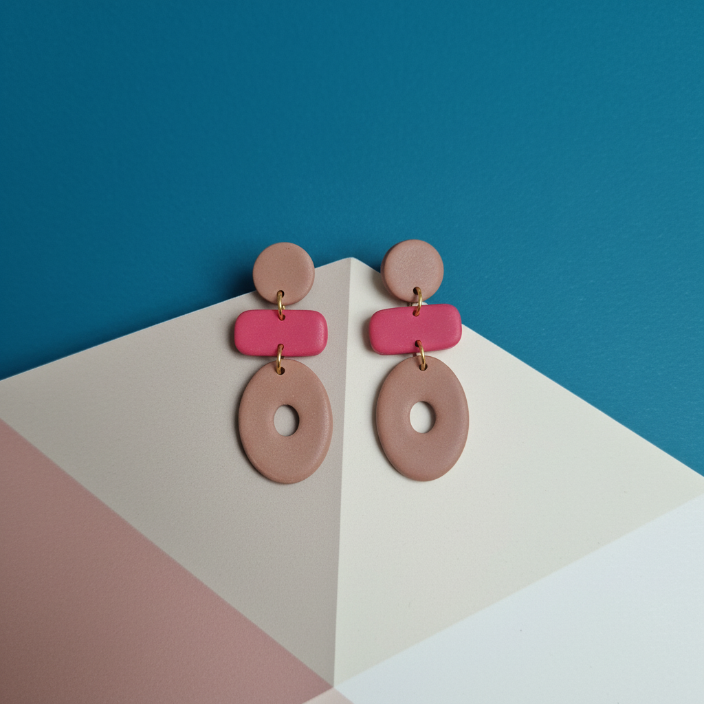 Taupe + fuchsia + taupe — podloga